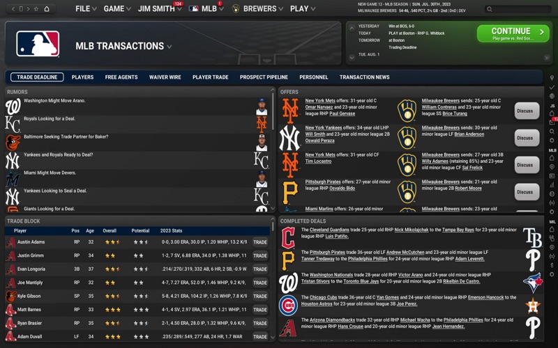 OOTP Baseball 24 Screenshot