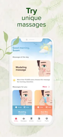 Game screenshot Face massage exercises: forYou apk