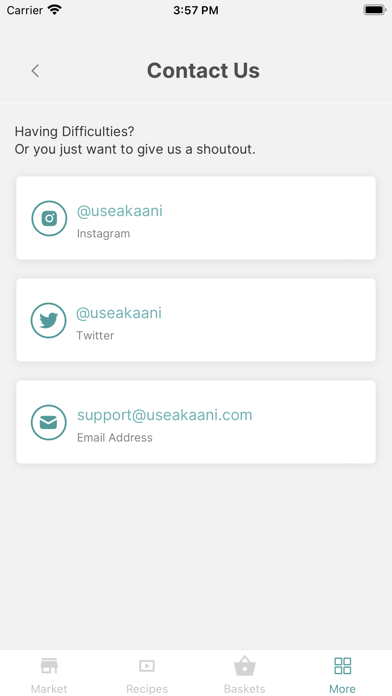 akaani - everything food Screenshot