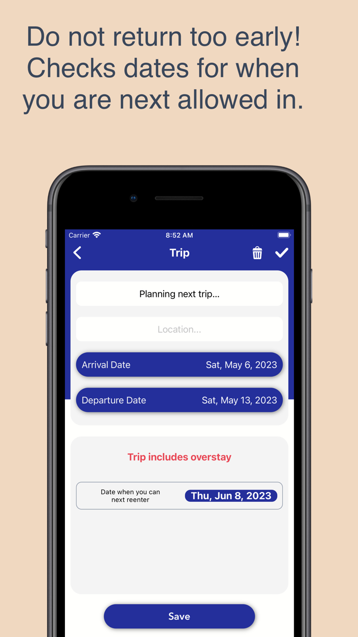 180 Days Schengen Calculator