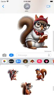 How to cancel & delete squirrel stickers 4