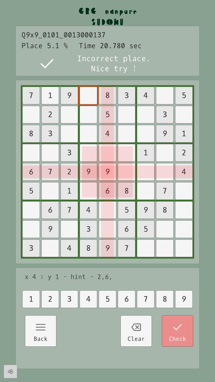 GRG nanpure SUDOKU