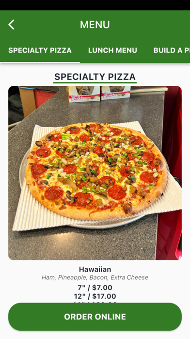 Padrone’s Pizza Lima Screenshot