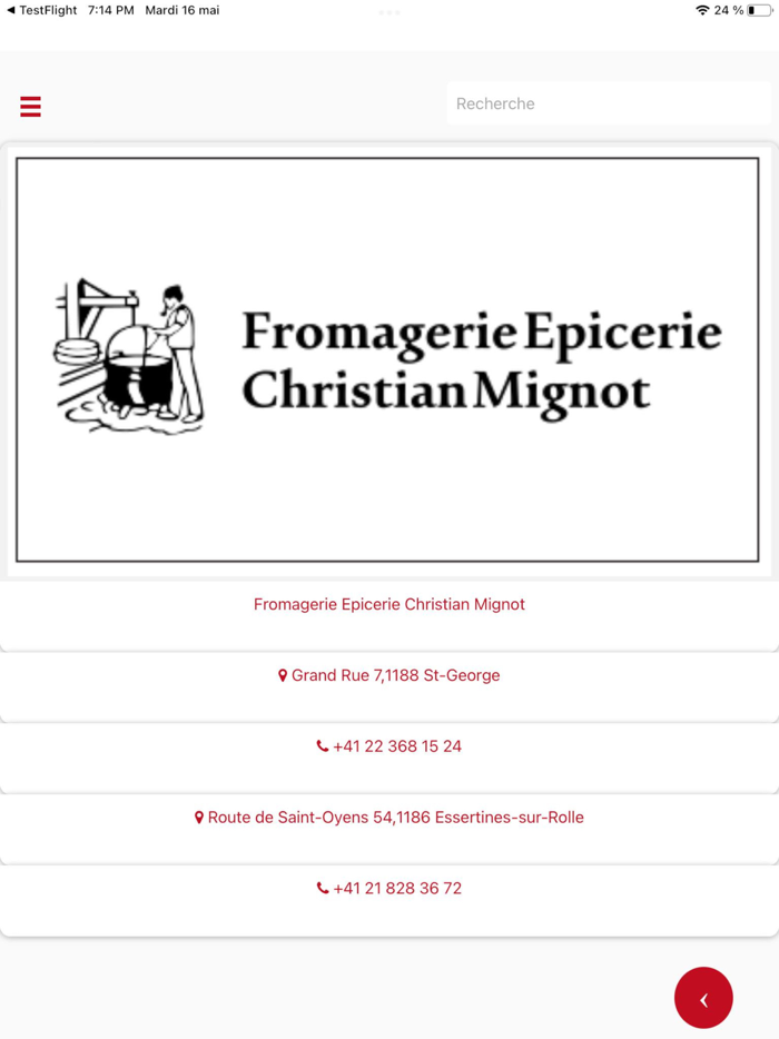 Entreprises de la région