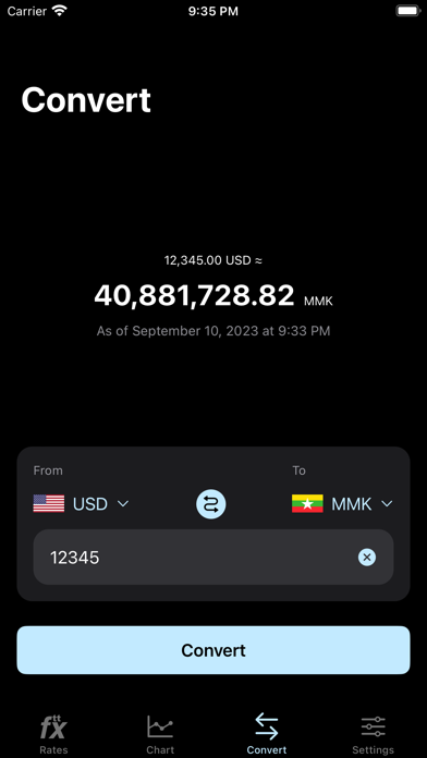 ttFX - Myanmar Exchange Rates Screenshot