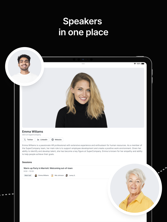 My Events by Attendu iPad screenshot 5 - Utilities app