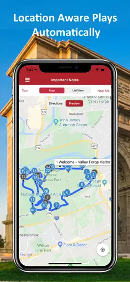 Game screenshot Valley Forge Audio Tour Guide apk