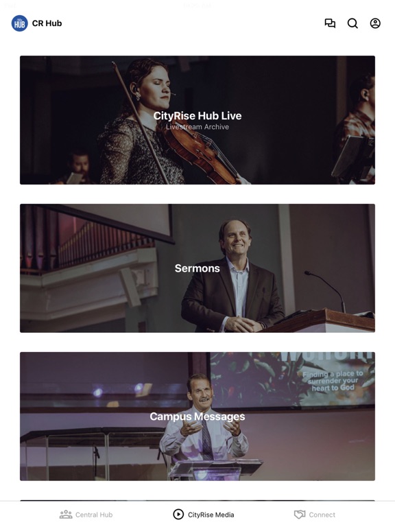 CityRise Church iPad screenshot 2 - Lifestyle app