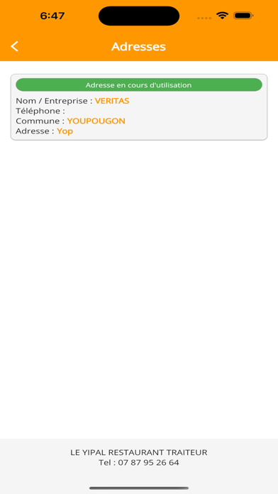 eCantine Screenshot