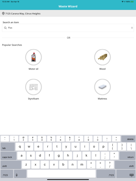 Citrus Heights Recycles iPad screenshot 4 - Reference app