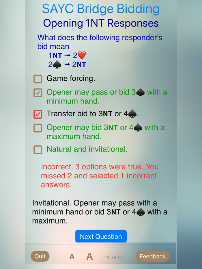 Standard American SAYC