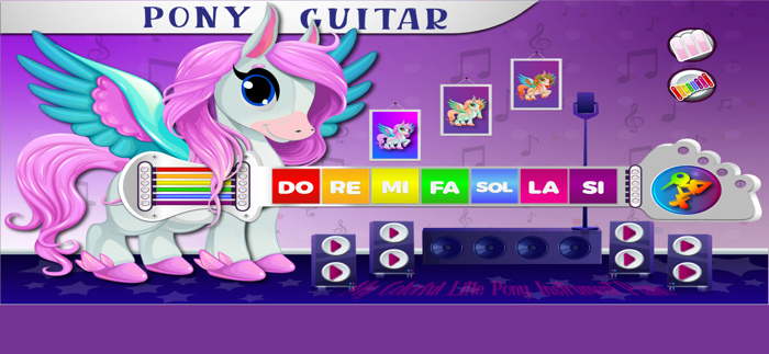 My Colorful Litle Pony Piano