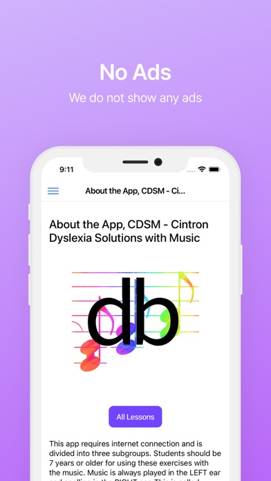 CDSM - Cintron Dyslexia Music Screenshot