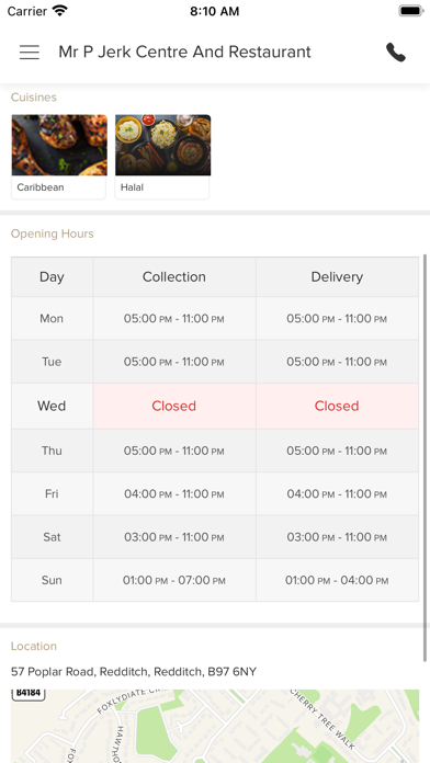 Mr P Jerk Centre & Restaurant Screenshot