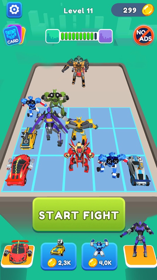 #1. Merge Robot Master: Car Games (iOS) 由: ICEBEAR., JSC