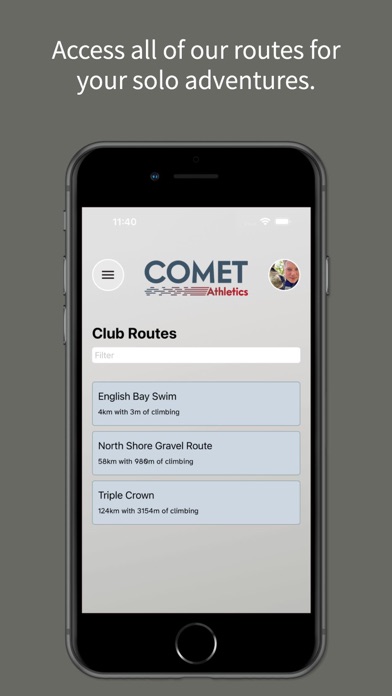 Comet Athletics Screenshot