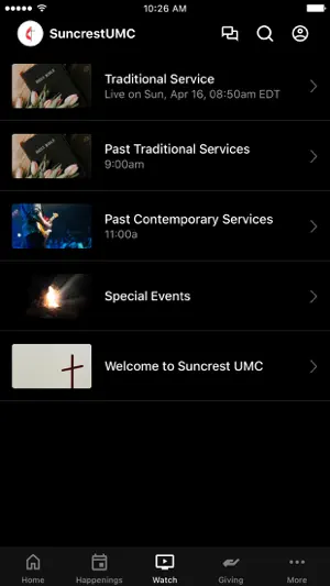 Suncrest UMC screenshot 2