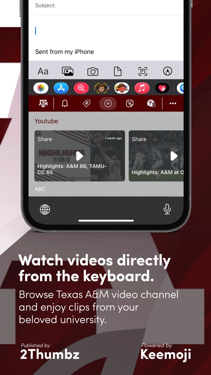 Texas A&M Official Keyboard screenshot-3
