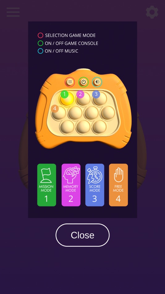 #3. Electronic pop it game console (iOS) 来自: Дмитрии Прошин