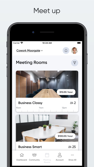 Workhaus Coworking Screenshot