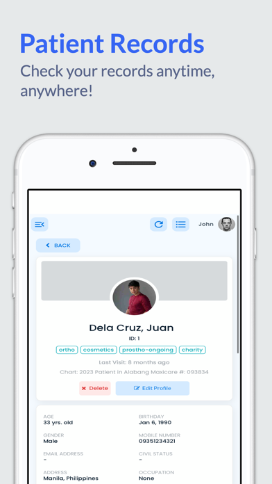 MyDMD Dental Clinic Management Screenshot