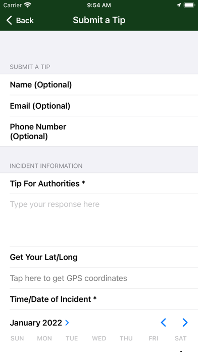 Elko County Sheriff's Office Screenshot