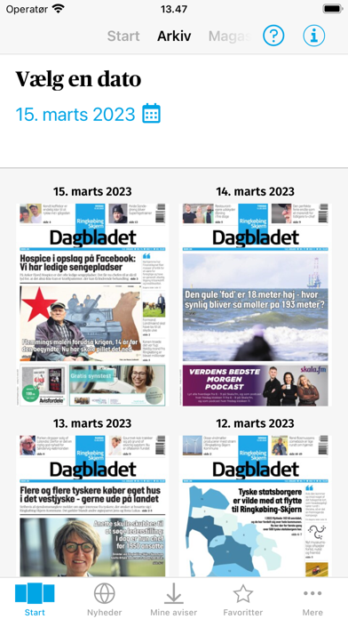 Dagbladet Ringkøbing-Skjern Screenshot