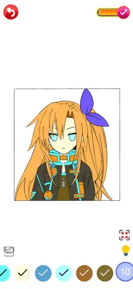 Game screenshot Anime Manga Paint by Number apk