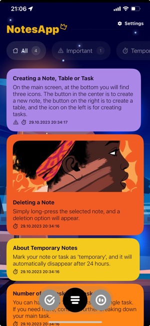‎NotesApp - Notebook Screenshot