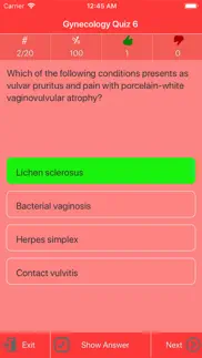 gynecology & obstetrics quiz iphone screenshot 3