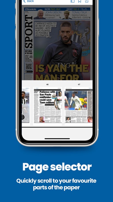 The Chronicle UK Newspaper Screenshot