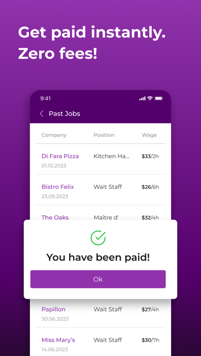 Hospitality Jobs App: Baristar Screenshot
