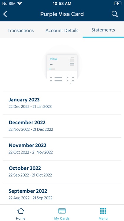 eMoney for Purple Visa screenshot-3