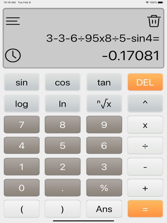 Screenshot #5 pour Scientific Calculator RedCrab