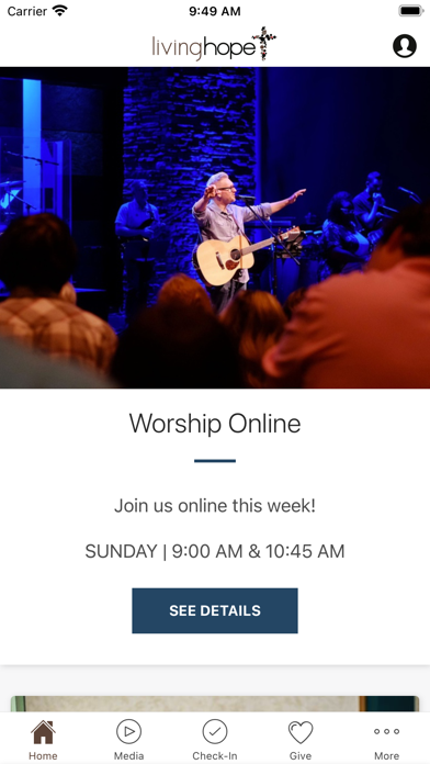 Living Hope Church Memphis Screenshot