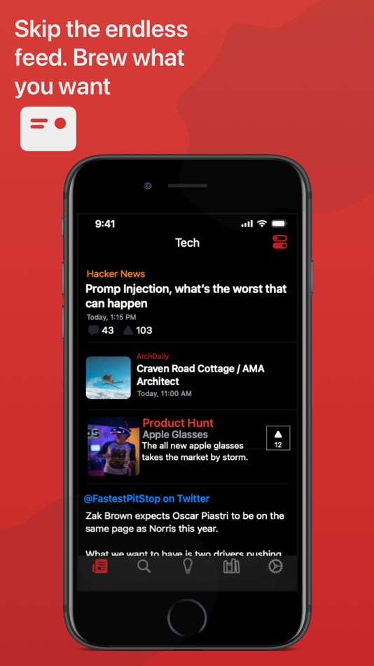 #1. Feed Brew (iOS) 由: Rahul Ravindran