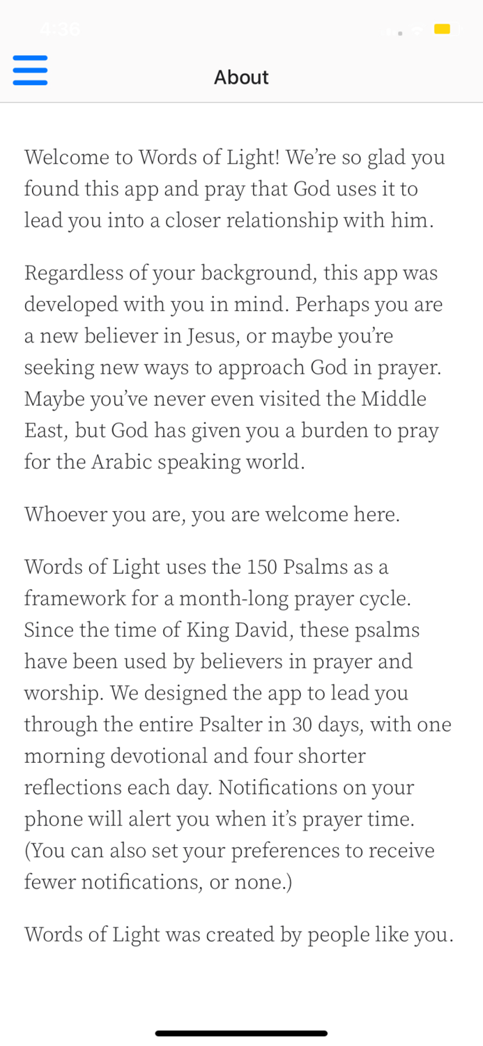 Words of Light - Devotional