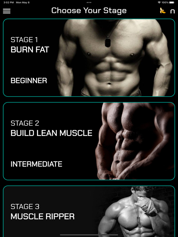 Home Workout : No Equipments iPad screenshot 1 - Health & Fitness app