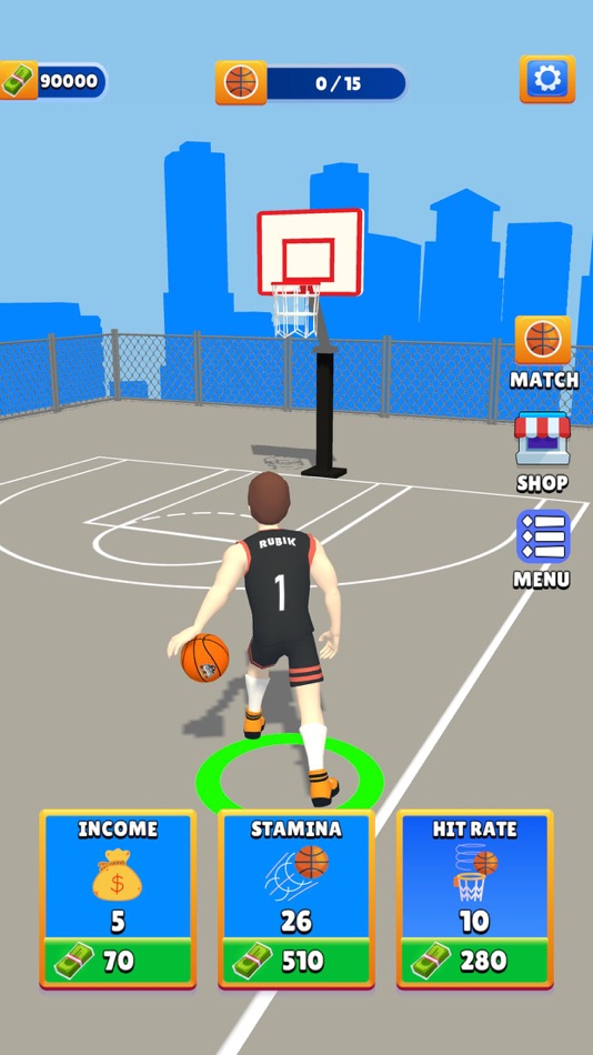 #3. All Star Basketball Challenge (iOS) 由: Rubik Games