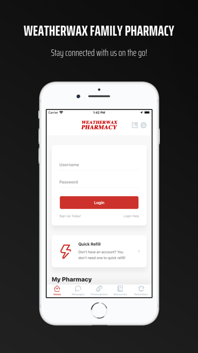 Weatherwax Family Pharmacy Screenshot