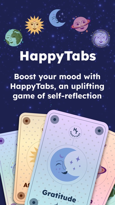 HappyTabs: Positive Psych Game Screenshot