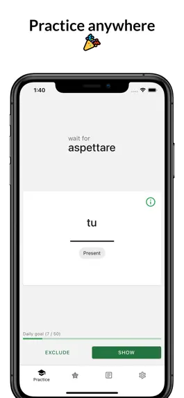 Game screenshot Verbare - Italian verbs mod apk