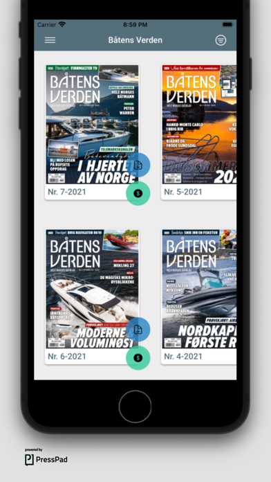 Screenshot #1 pour Båtens Verden Tidsskrift