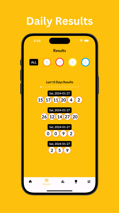 Dream Draw Results Screenshot