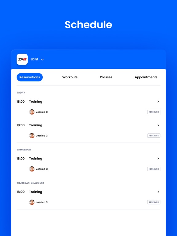Screenshot #3 for Get JDFit