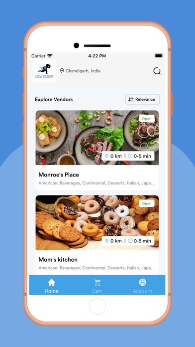 Local Delivery - OrderNow Screenshot