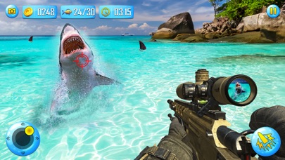 Screenshot #2 pour Jeu Affamé D'attaque Requin 3D