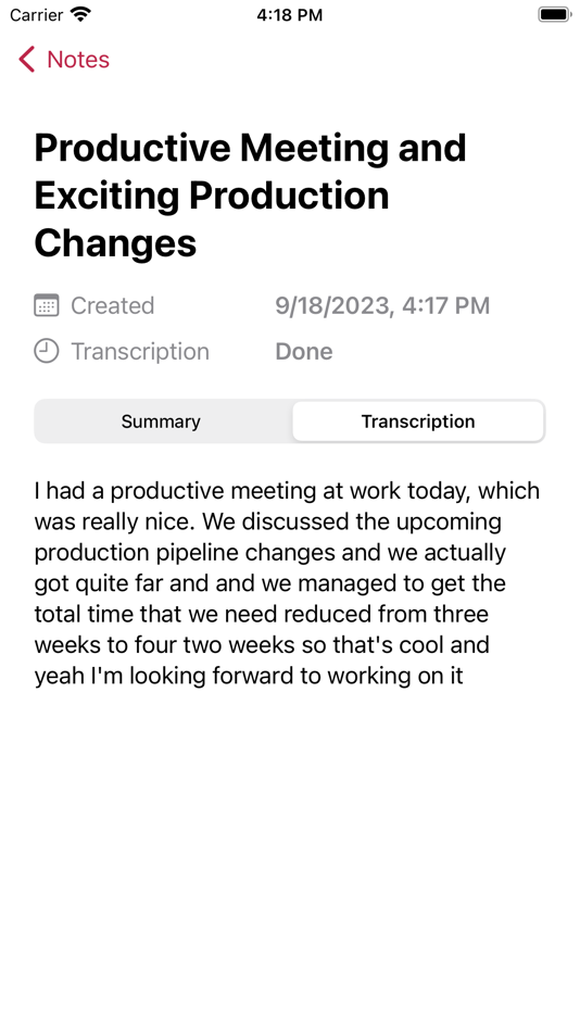 #3. AI Memos: Audio Notes (iOS) 由: Finn Pauls