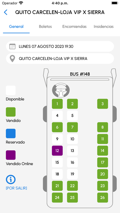 BusPlace Socios Screenshot