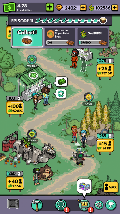 Bud Farm: Idle Tycoon Game Screenshot